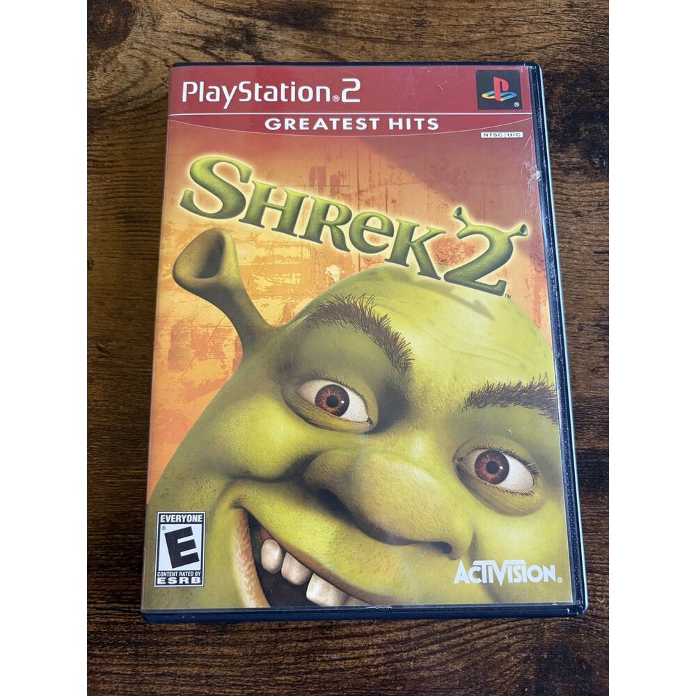 Shrek 2 (Sony PlayStation 2, 2004) PS2 Greatest Hits Complete CIB Tested Works